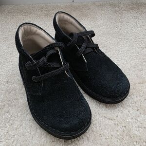 Clarks Black Suede Boots
